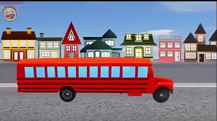 School Buses Teaching Colors - Learning Colours Video for Kids
