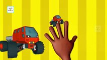 Monster Truck | Finger Family Nursery Rhyme | Monster Truck 3D Cartoon Finger Family Rhymes & Songs