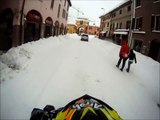 GoPRO HD - Neve Record Febbraio 2012 Cesena - vista dal Quad - Parte 2