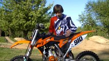 Carson Brown Tests the KTM 85 SXS for Motocross Action Magazine