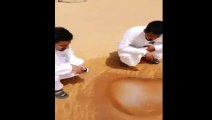 miracle of 2015 in desert of saudia,miracle of ALLAH,must watch this amazing video,what you say about this video?