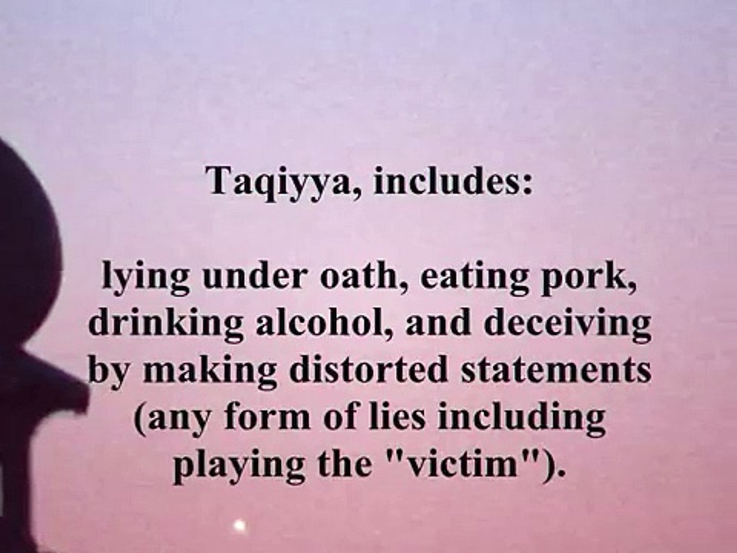 Taqiyya: Lying To Spread Islam (Non-Profit)