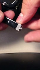 Replace screw in spring hinge on your eyeglasses