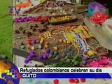 Refugiados colombianos celebran su día