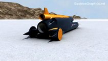 Rocket Car Land Speed Record Attempt Speed More than Bullet