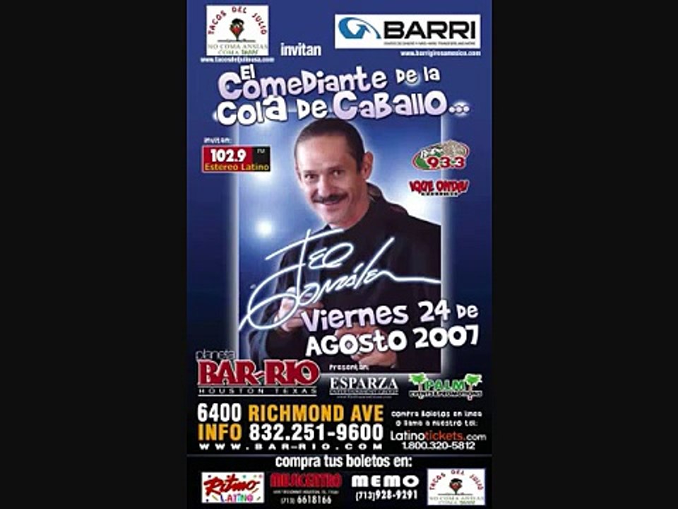 TEO GONZALEZ los del DF paquita la del barrio