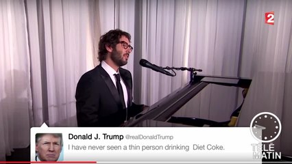 Josh Groban chante les pires tweets de Donald Trump - 2015/08/19