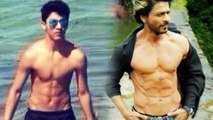 Shahrukh's Son Aryan Khan Flaunts Abs On BEACH