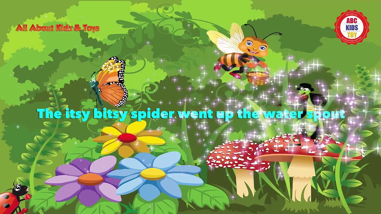 Songs for Kids with Lyrics ♫ Itsy Bitsy Spider Nursery Rhyme, ABC song Children Songs