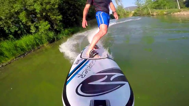 Session de Surf électrique - River jetsurfing 2015
