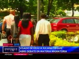 VISADO DE EEUU A JULIANA DEGUIS ABRE DEBATE EN MATERIA MIGRATORIA