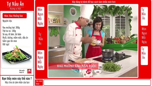 Cách làm rau muống xào tỏi xanh mướt - Fud.vn