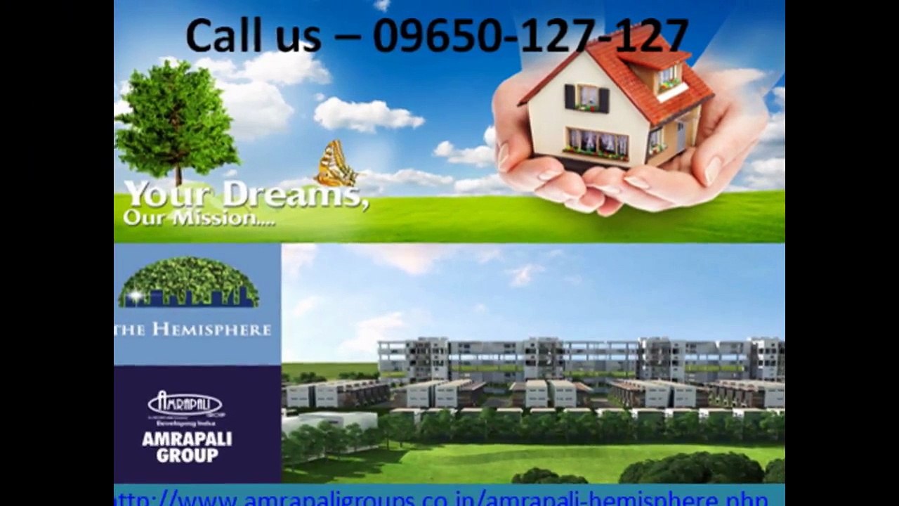 Amrapali Hemisphere Residential Flats @ 09650-127-127