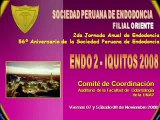 SOCIEDAD PERUANA DE ENDODONCIA  ORIENTE ENDO IQUITOS II 2008