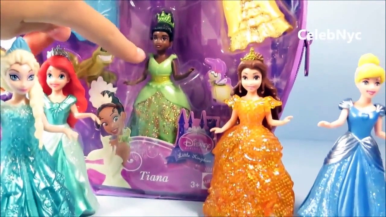 Cinderella & Tiana Magiclip Fairytale Fashion Bag Disney Princess Fairytale Magic clip Cinderella