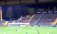 Tetris Choreo der Fans vom SSV Ulm