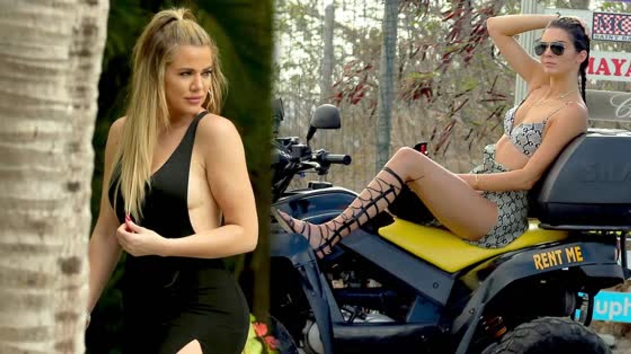 Kendall Jenner & Khloe Kardashian genießen St. Bart's