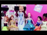 Frozen Elsa Disney Princess Attack Barbie DisneyCarToys Parody with Spiderman Jasmine and Ariel