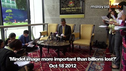 'Mindef image more important than billions lost?'