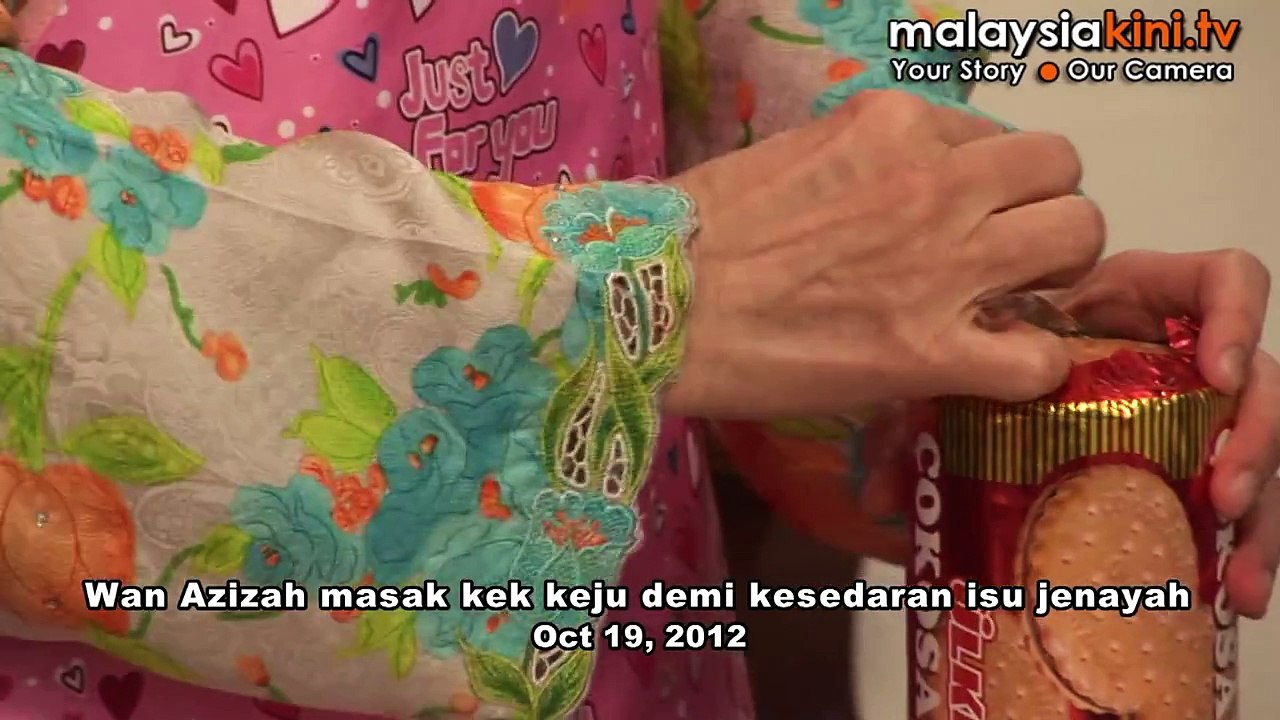 Wan Azizah masak kek keju demi kesedaran isu jenayah