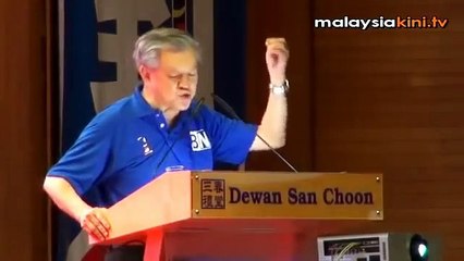 Chua Soi Lek's opening speech at MCA AGM