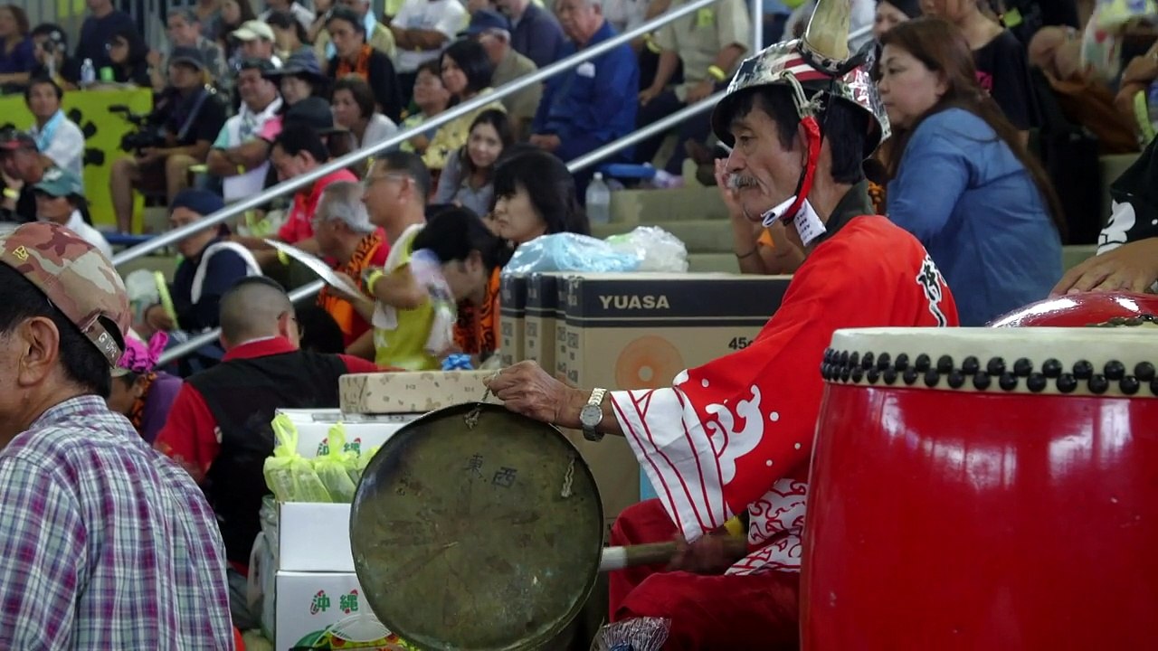 A Okinawa, le "sumo" version taureaux