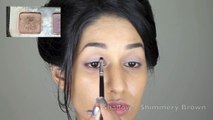 Easy Makeup for Brown Eyes | Metallic Silver Eye Make up | Eid/Diwali Makeup Tutorial 2013