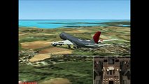 FSX - Japan Airlines Cargo Flight 677 Emergency Landing