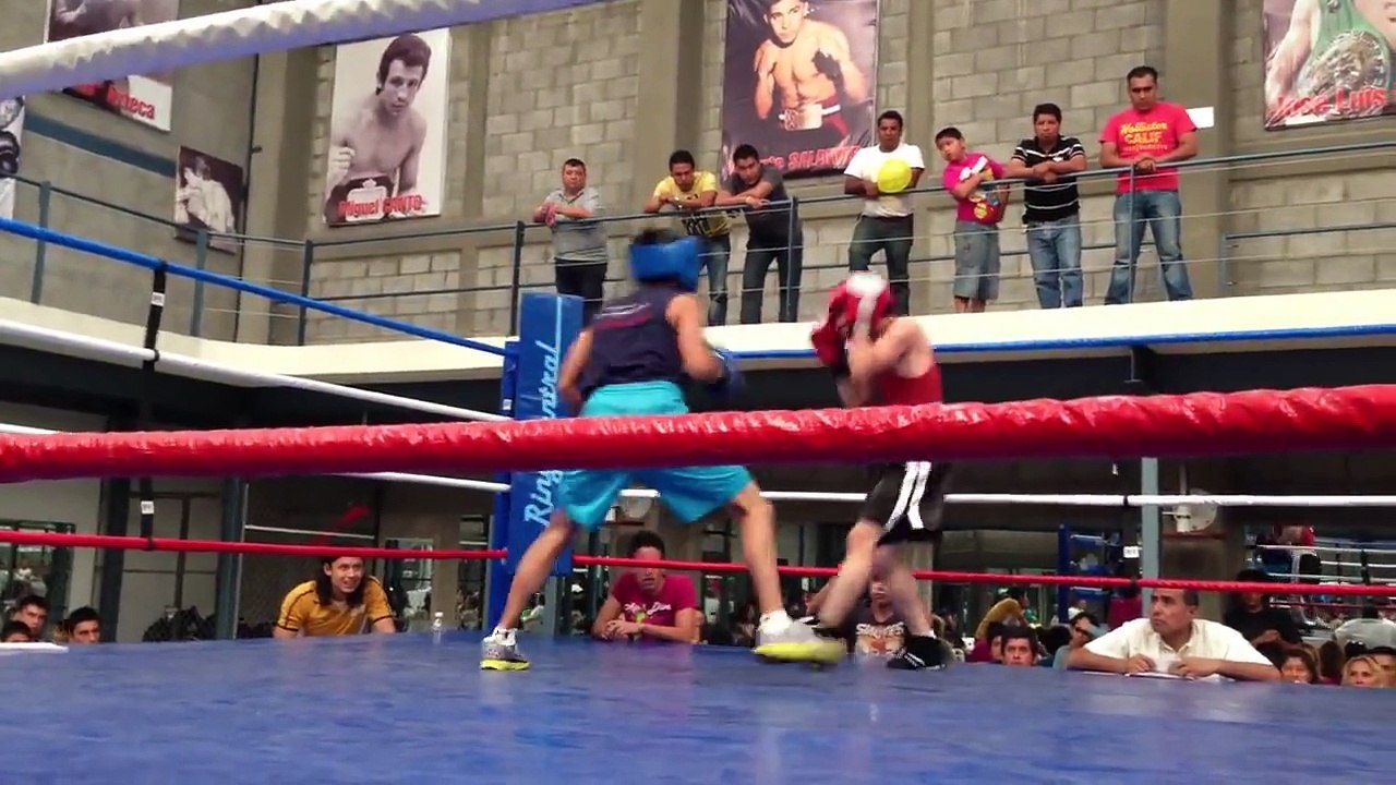 Pelea de Box Amateur en Gym Ring Central