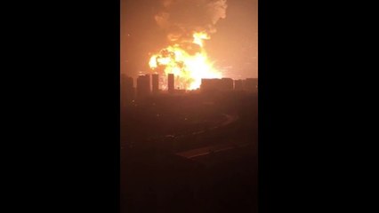 Massive explosion in Tianjin