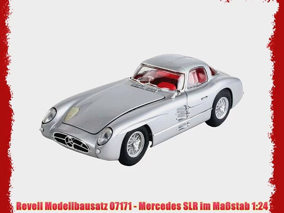 Revell Modellbausatz 07171 - Mercedes SLR im Ma?stab 1:24