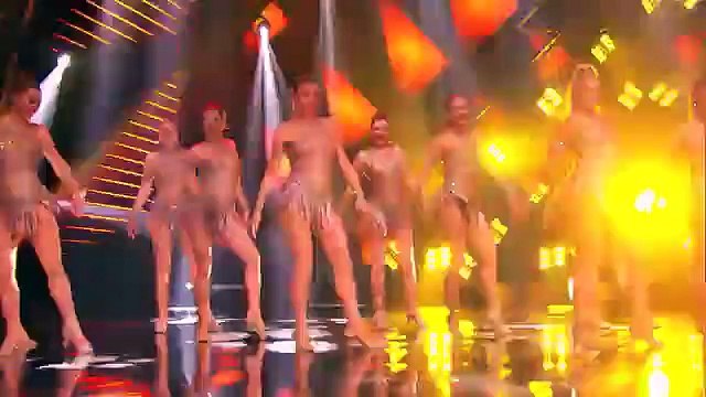 Pitbull Mr Worldwide Sings Fireball With The Rockettes Americas Got Talent 2014 Finale