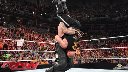 WWE RAW 17 Aug 2015 - The Undertaker crashes Brock Lesnar's homecoming celebration