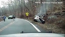 LiveLeak - Woman pulled from smoldering car wreckage-copypasteads.com