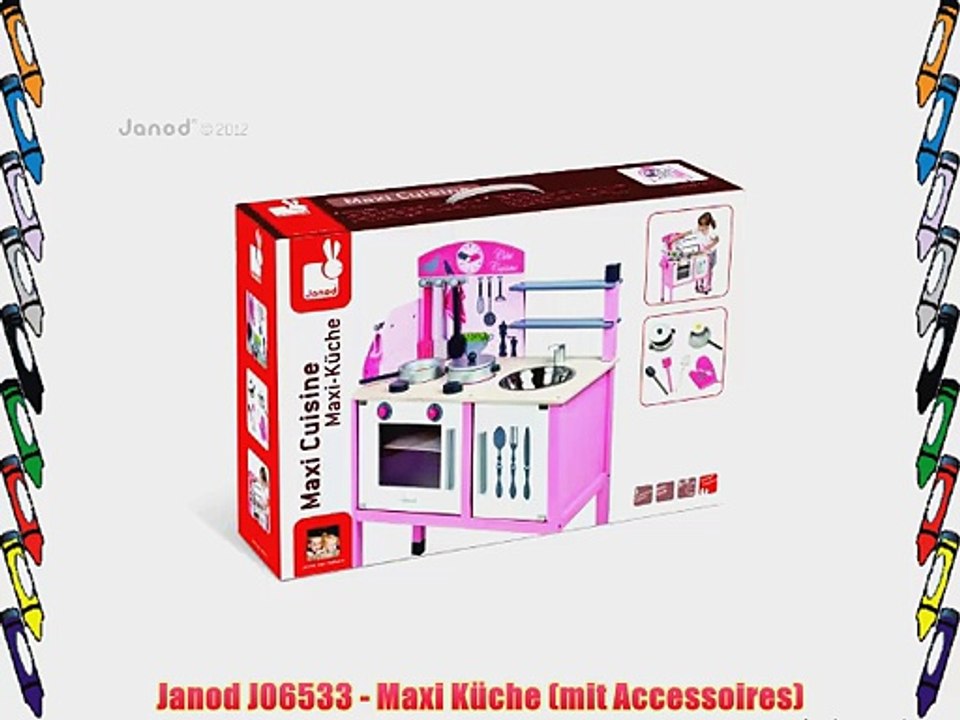 Janod J06533 - Maxi K?che (mit Accessoires)