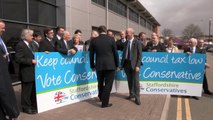 Local election campaigning with David Cameron - April 2013
