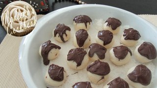 How to make Chocolate Dripped Coconut Balls (DIY)