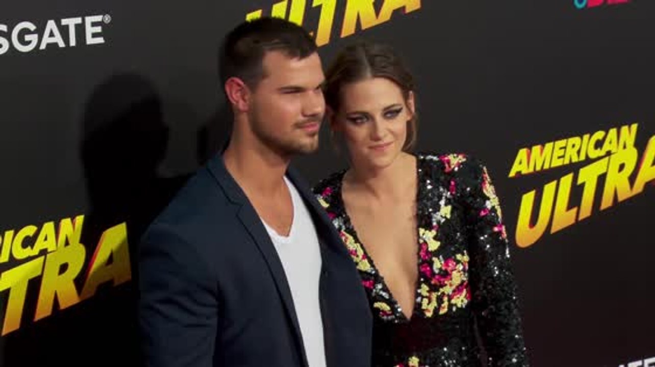 Kristen Stewart Takes Taylor Lautner To The American Ultra Premiere
