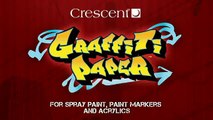 Graffiti Paper Pad - Short Demo at True Skool, Crescent papers - Jackson's Art Supplies
