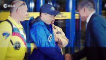 Soyuz TMA-15M landing – welcoming ceremony