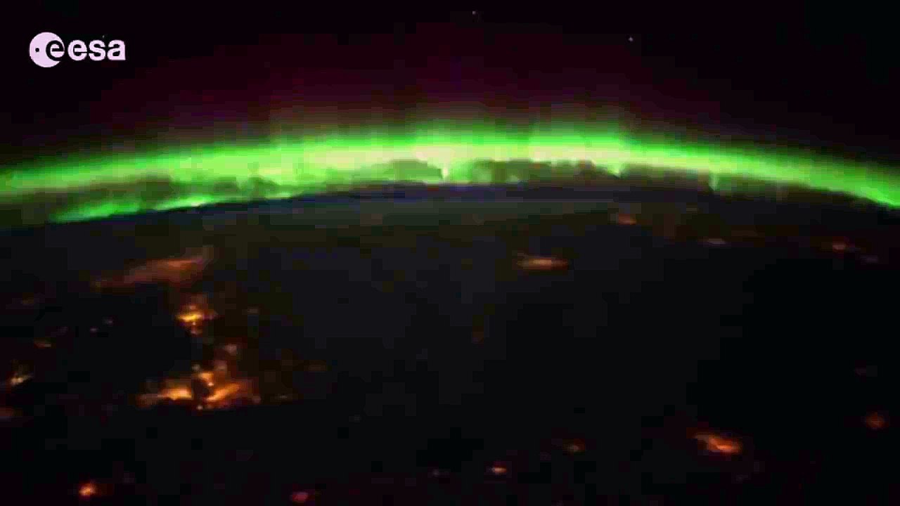 Timelapse: Aurora borealis