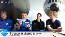 ESAhangout: Science in altered gravity