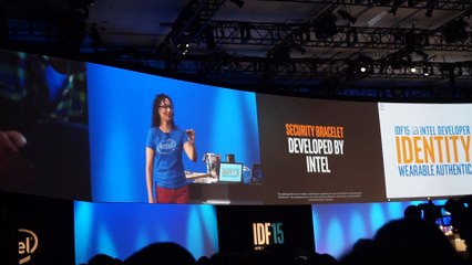 Intel Security Bracelet Demoed