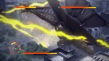 GODZILLAPS4 Online Battle Mecha King Ghidorah vs King Ghidorah vs Burning Godzilla