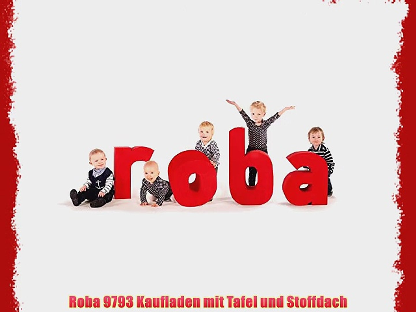 Roba 9793 Kaufladen Mit Tafel Und Stoffdach Video Dailymotion