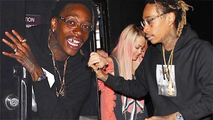 (VIDEO) OMG! Wiz Khalifa DATING Rita Ora? Abuses Paparazzi, Sneak Out of Nightclub