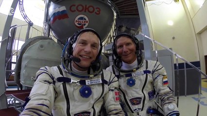 Soyuz training with Gennady Padalka