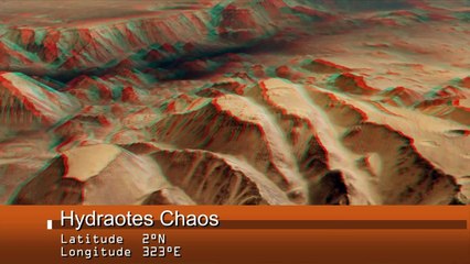 3D flight over chaotic terrain
