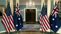 Secretary Kerry Delivers Remarks With Australian Foreign Minister Bishop