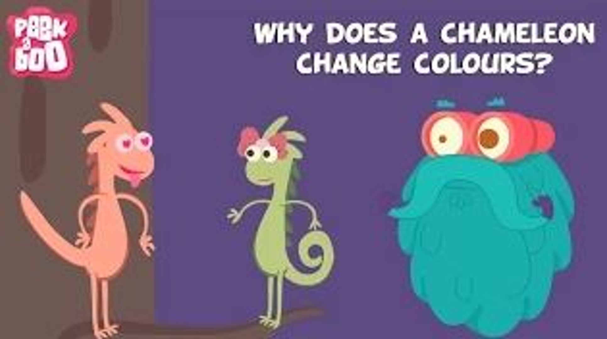 Why does a Chameleon change colors? | The Dr. Binocs Show | Learn Series  For Kids | Peekaboo - video Dailymotion